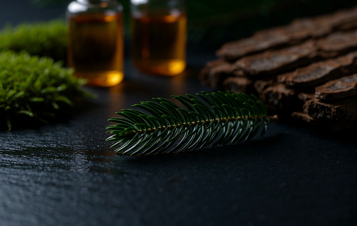 Dark forest texture